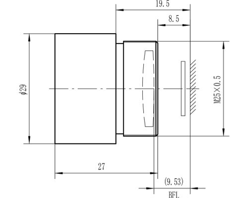 8.0mm/F1.0 Athermalized